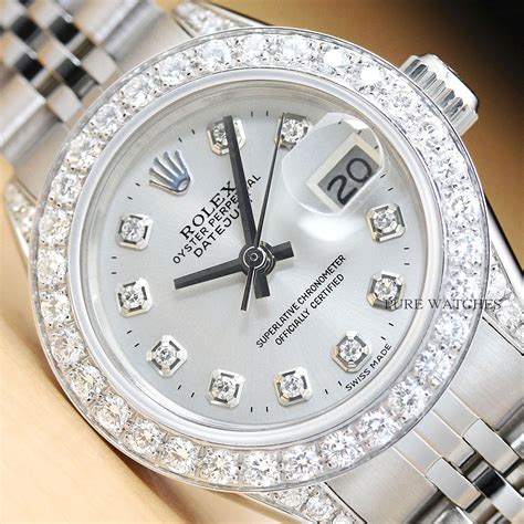 womens diamond rolex|rolex diamond bezel watches.